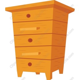 Wooden Drawer Unit