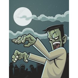 Cartoon Frankenstein Monster