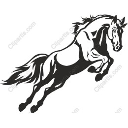 Dynamic Leaping Horse