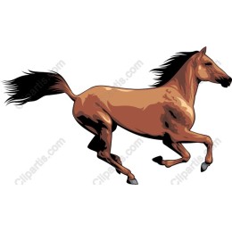 Majestic Running Horse