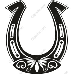 Horseshoe - Vintage Floral
