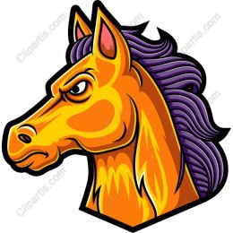 Vibrant Horse Head