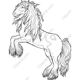 Majestic Rearing Horse