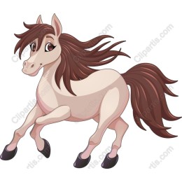 Adorable Animated Horse