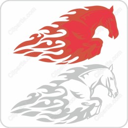 Flame-Driven Horse