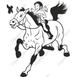 Galloping Horse and Rider
