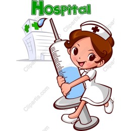 Cheerful Nurse with Syringe