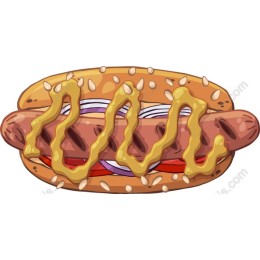 Vibrant Hot Dog