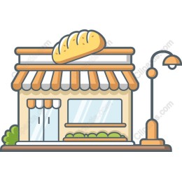 Charming Bakery Storefront