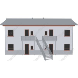 Modern Two-Story Building