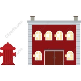 Fire Station and Hydrant