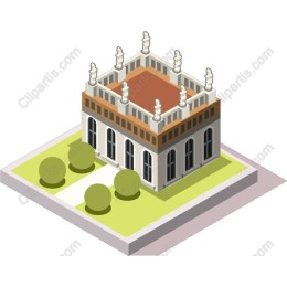 Isometric of a Historical Building