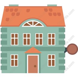 Charming Mint-Green House