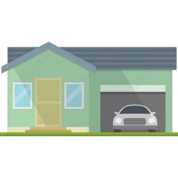 Cozy House with Car