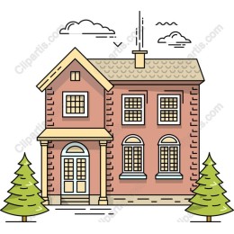 Charming Pink Brick House