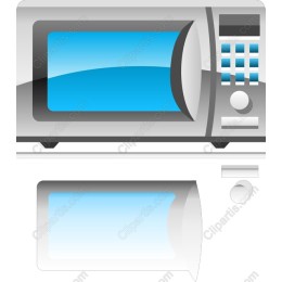 Sleek Modern Microwave
