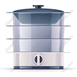 Modern Food Steamer Graphic