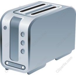 Sleek Stainless Steel Toaster