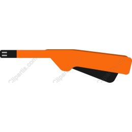 Vibrant Tool in Orange and Black