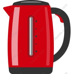 Modern Red Kettle