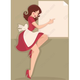 Charming Retro Woman