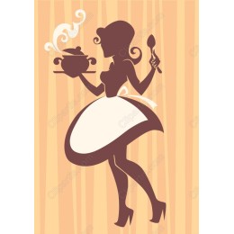 Charming Cooking Woman