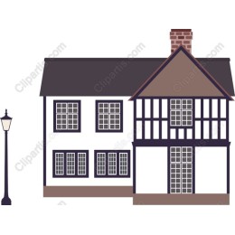 Charming Traditional House with Street Lamp