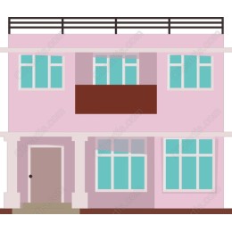 Modern Pink House