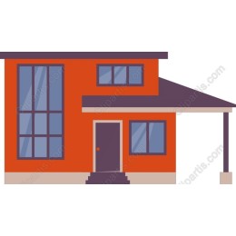 Contemporary Orange House