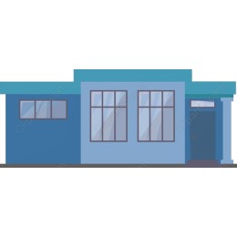Modern Blue House
