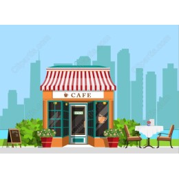 Charming Urban Cafe
