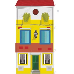 Vibrant Colorful Building