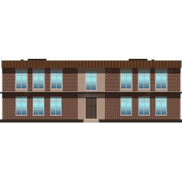 Modern Brick Building