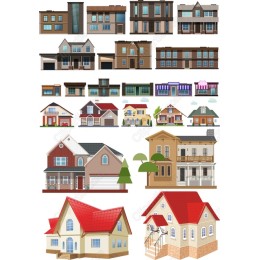  House Bundle - Clipart Set