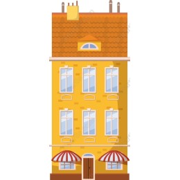Charming Yellow Building