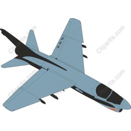Sleek Military Jet