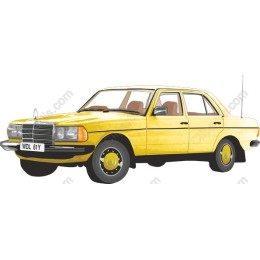 Classic Yellow Sedan