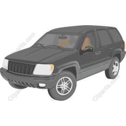 Sleek Black SUV in and