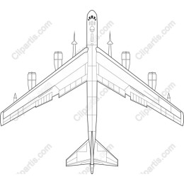 Premium Top View Aircraft