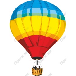 Vibrant Hot Air Balloon