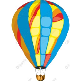Vibrant Hot Air Balloon