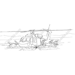 Dynamic Helicopter with Soldiers