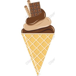 Chocolate Delight Ice Cream Cone