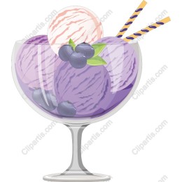 Vibrant Ice Cream Sundae