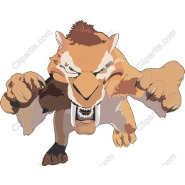 Fierce Saber-Toothed Tiger