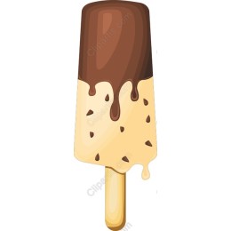 Chocolate-Dipped Ice Cream Popsicle