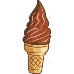 Chocolate Soft Serve Ice Cream