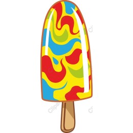 Summer Delight: Colorful Popsicle