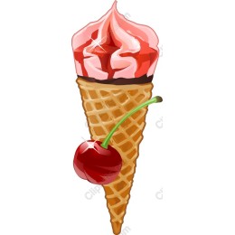 Sweet Summer Ice Cream Cone