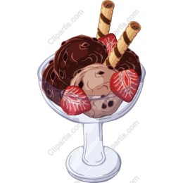 Tempting Chocolate Ice Cream Sundae